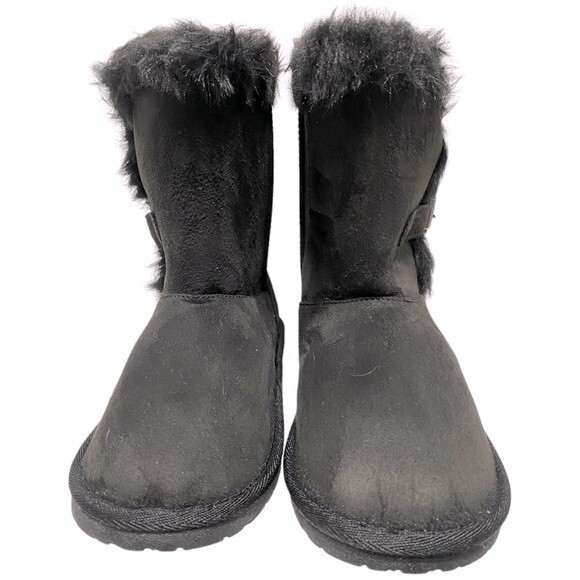 The Children’s Place Toddler Girls Buckle Faux Suede Boots - Picture 3 of 5